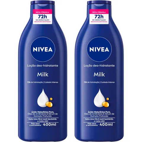 Nivea Milk (kit 2 x 400 ml)